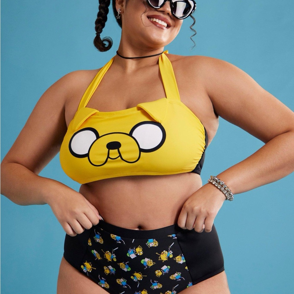 Hot topic Adventure Time Jake Face Swim plus size 3